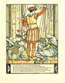 The Sleeping Beauty Picture Book - Illustrated By Walter Crane